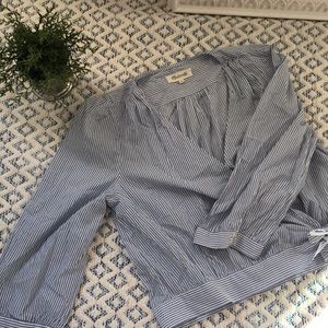 Madewell wrap shirt ~